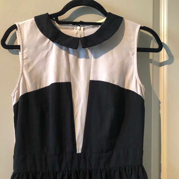 GIANNI BINI Tan and Black Business Style Dress - Picture 3 of 7